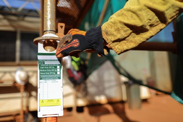 Inspection des échafaudages