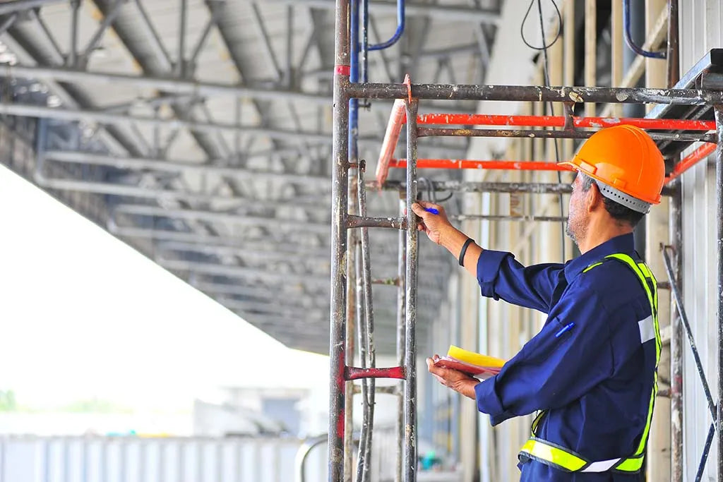Inspection des échafaudages